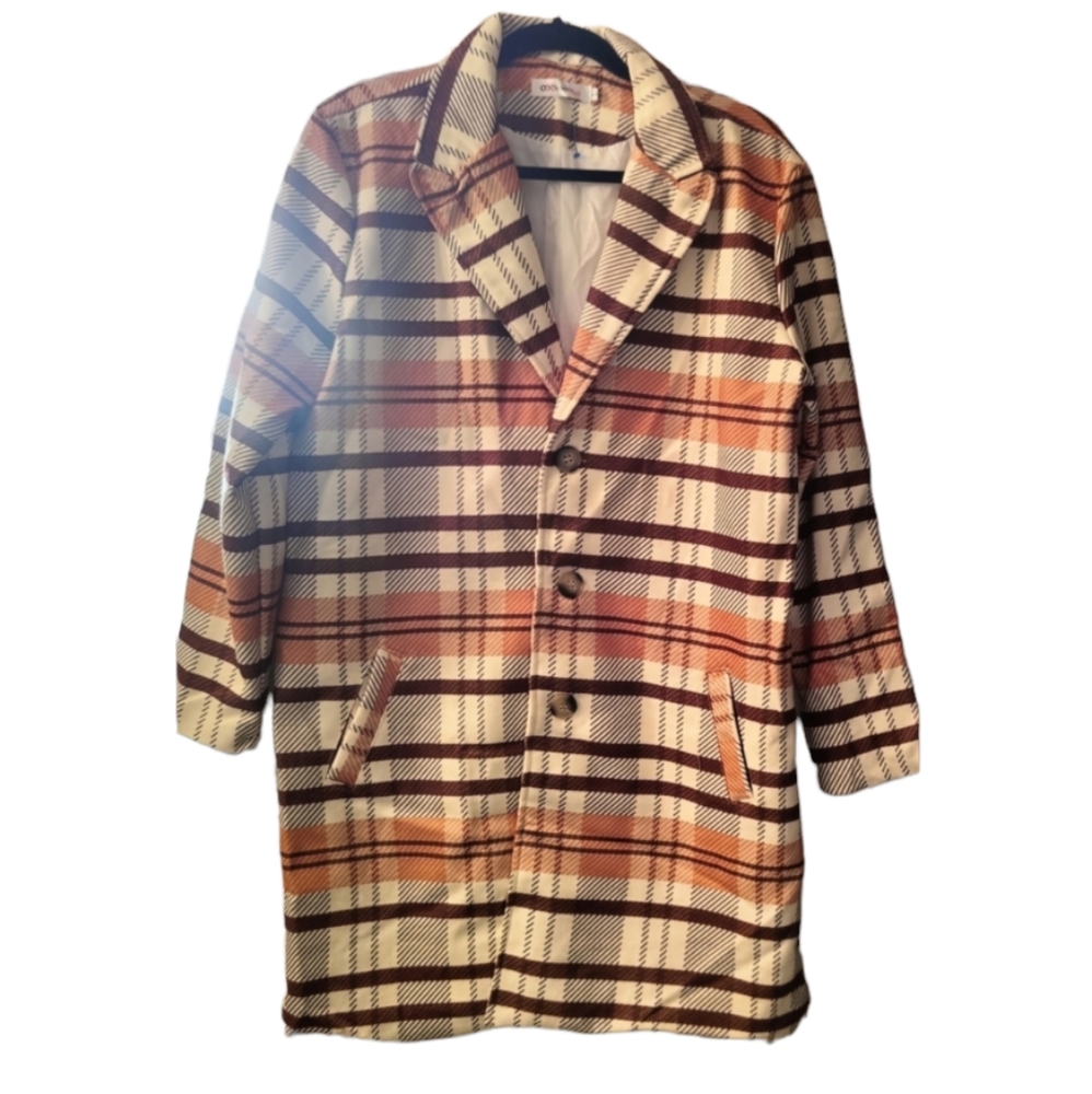 Order Plus Multi Colored Outer Coat Size L
